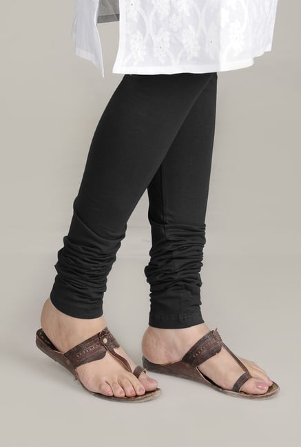 Fabindia Black Solid Churidar Fabindia Black Solid Churidar