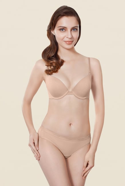 Amante Beige Pushup Padded Bra Amante Beige Pushup Padded Bra