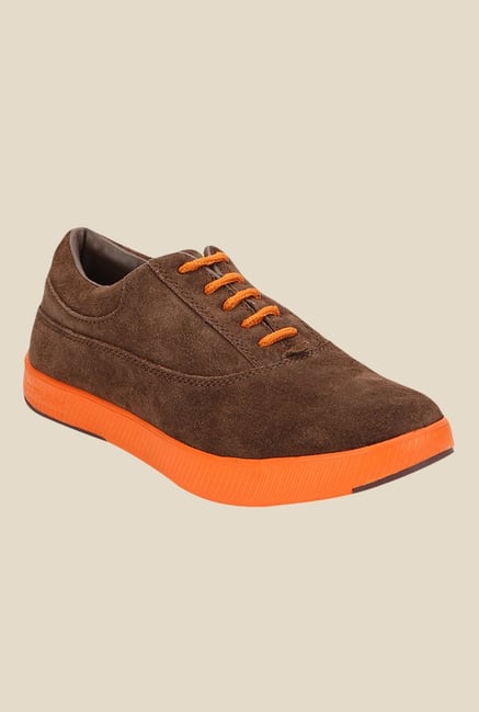 Spunk Geneva Brown & Orange Oxford Shoes Spunk Geneva Brown & Orange Oxford Shoes