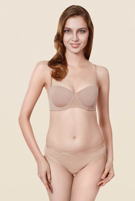 Amante Beige Convertible Padded Multiway Bra Amante Beige Convertible Padded Multiway Bra