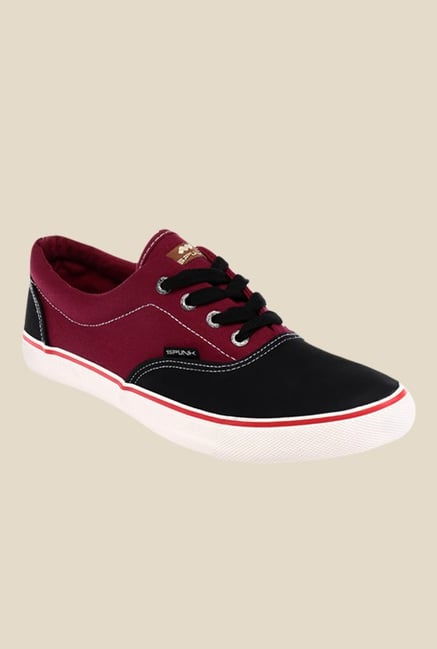 Spunk Bold Maroon & Black Sneakers Spunk Bold Maroon & Black Sneakers