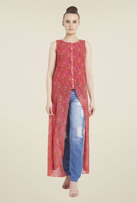 Globus Pink Paisley Print Tunic Globus Pink Paisley Print Tunic