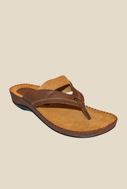 Khadim's Brown Thong Sandals Khadim's Brown Thong Sandals