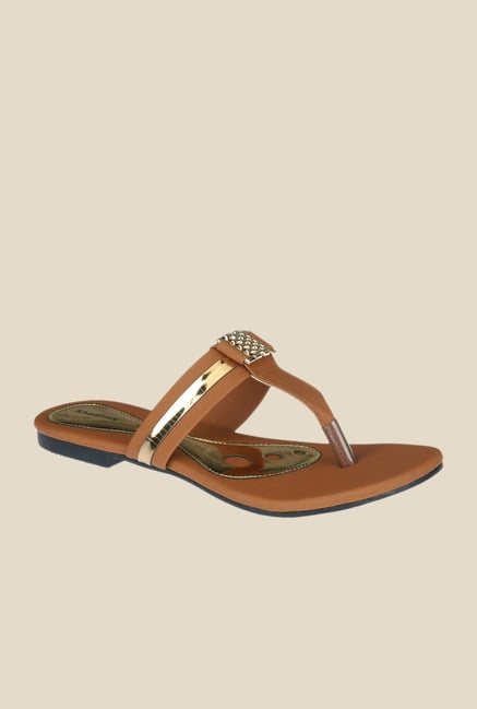 Khadim's Brown Thong Sandals Khadim's Brown Thong Sandals