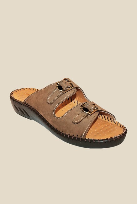 Khadim's Brown Casual Sandals Khadim's Brown Casual Sandals