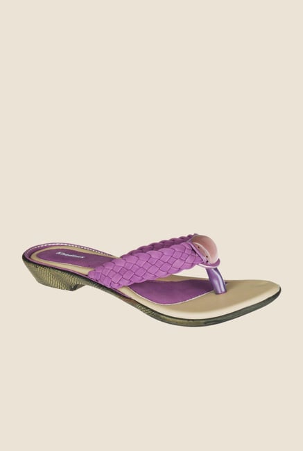 Khadim's Purple Thong Sandals Khadim's Purple Thong Sandals