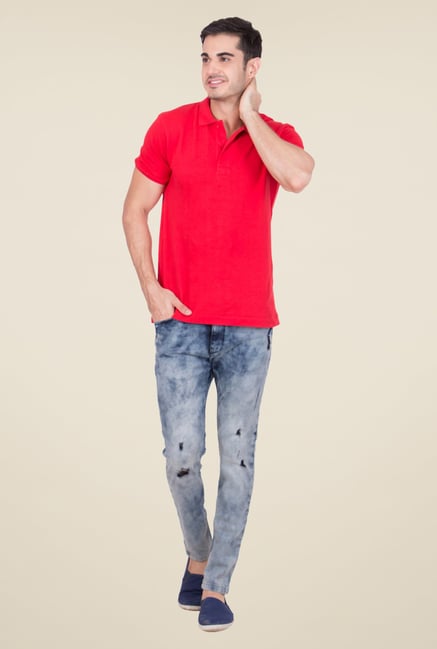 United Colors of Benetton Blue Slim Fit Jeans United Colors of Benetton Blue Slim Fit Jeans