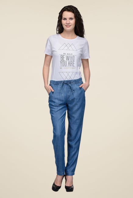 United Colors of Benetton Blue Raw Denim Jeans United Colors of Benetton Blue Raw Denim Jeans