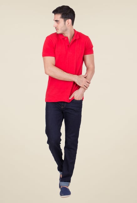 United Colors of Benetton Navy Raw Denim Jeans United Colors of Benetton Navy Raw Denim Jeans