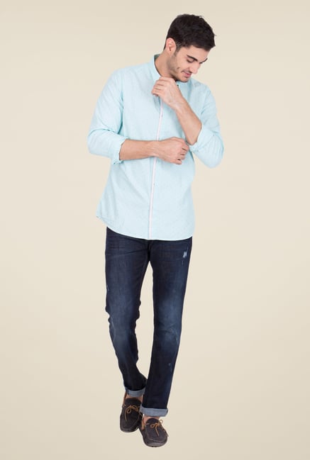 United Colors of Benetton Navy Heavily Washed Jeans United Colors of Benetton Navy Heavily Washed Jeans