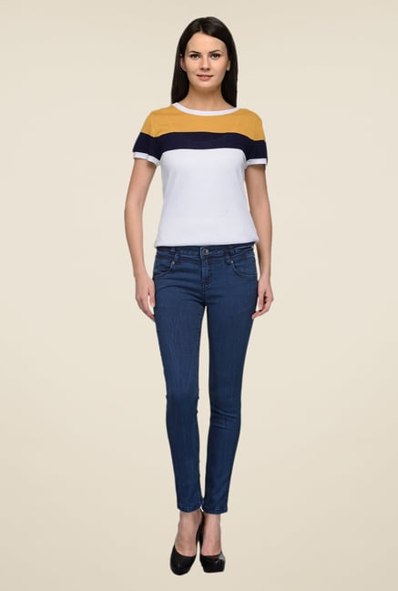 United Colors of Benetton Blue Skinny Fit Jeans United Colors of Benetton Blue Skinny Fit Jeans