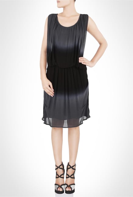Rinku Dalmal Designer Wear Black Ombre Dress by Kimaya Rinku Dalmal Designer Wear Black Ombre Dress by Kimaya