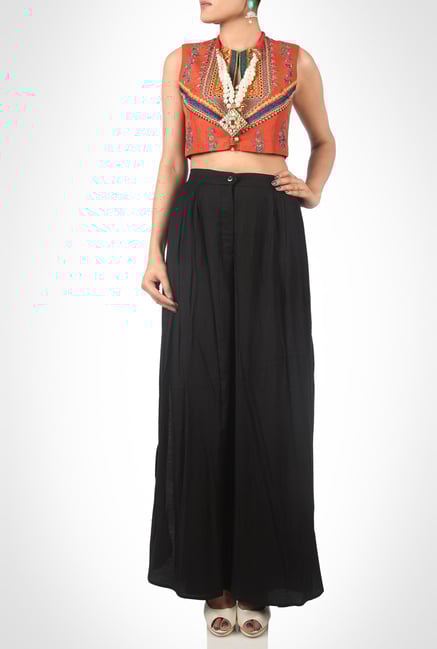 Huma Adnan Designer Wear Orange Suit Set by Kimaya Huma Adnan Designer Wear Orange Suit Set by Kimaya