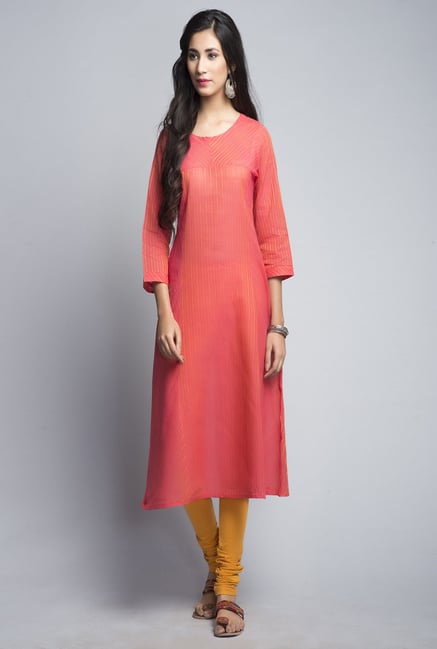 Fabindia Coral Printed Kurta Fabindia Coral Printed Kurta