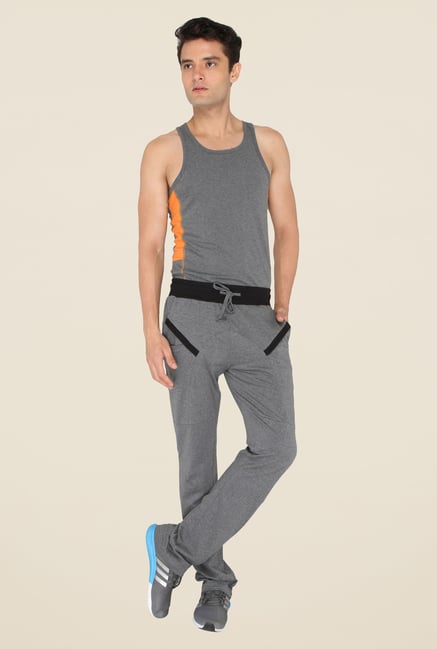 Chromozome Charcoal Solid Trackpants Chromozome Charcoal Solid Trackpants