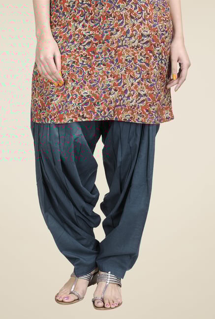 Fabindia Navy Solid Patiala Fabindia Navy Solid Patiala