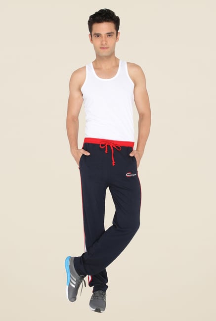 Chromozome Navy Casual Trackpants Chromozome Navy Casual Trackpants