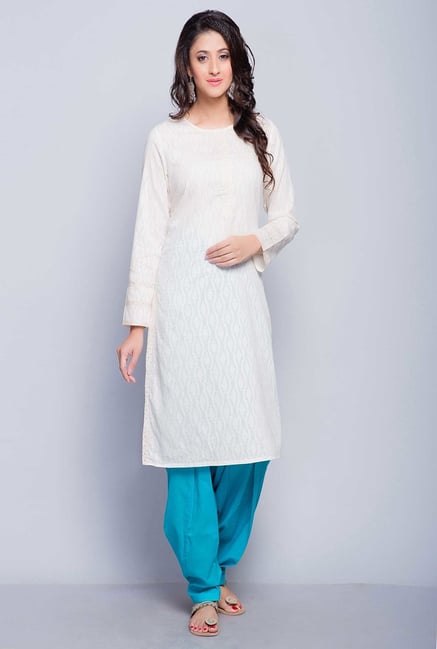 Fabindia Turquoise Solid Patiala Fabindia Turquoise Solid Patiala