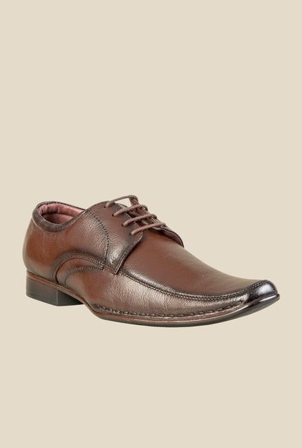 Khadim's Brown Derby Shoes Khadim's Brown Derby Shoes