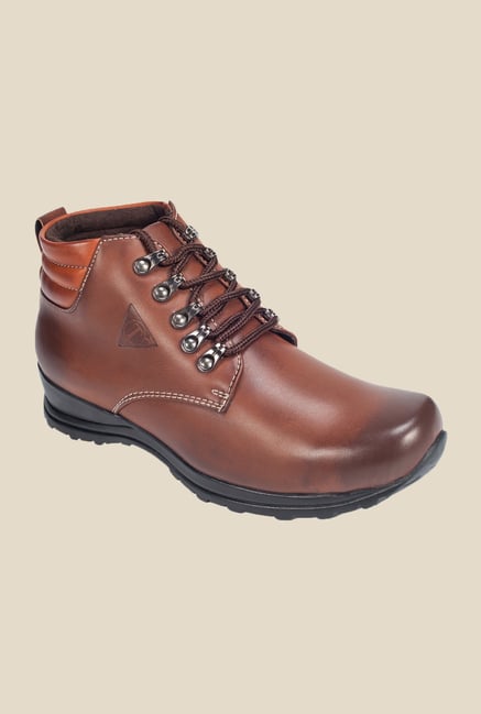 Khadim's Brown Biker Boots Khadim's Brown Biker Boots