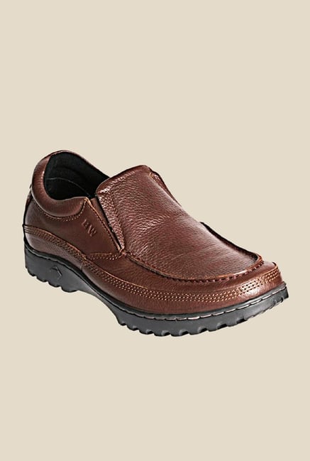 Khadim's Brown Casual Slip-Ons Khadim's Brown Casual Slip-Ons