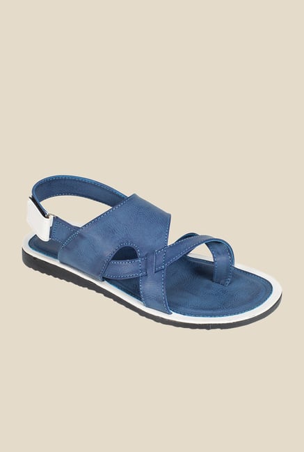 Khadim's Blue Back Strap Sandals Khadim's Blue Back Strap Sandals