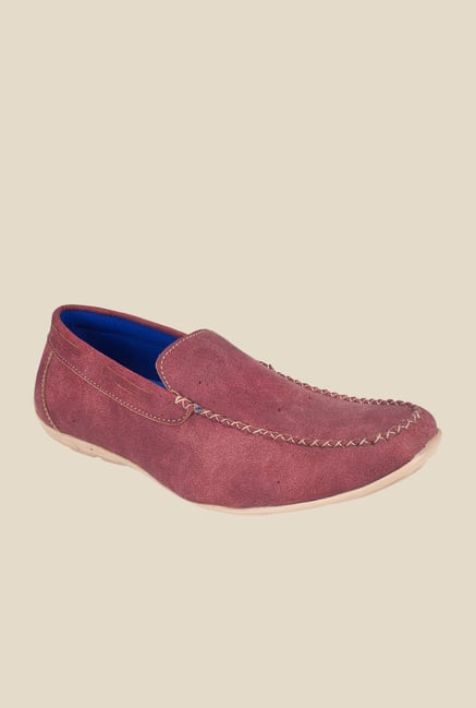 Khadim's Light Red Loafers Khadim's Light Red Loafers