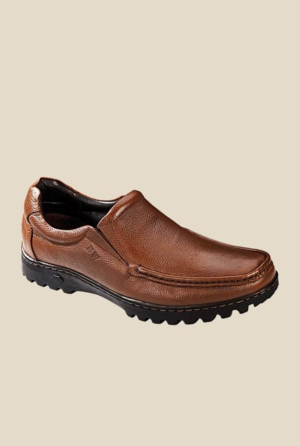 Khadim's Brown Casual Slip-Ons Khadim's Brown Casual Slip-Ons