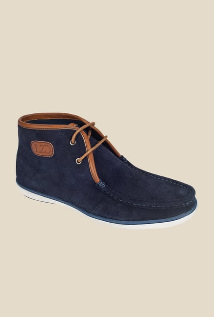 Khadim's Navy Casual Boots Khadim's Navy Casual Boots