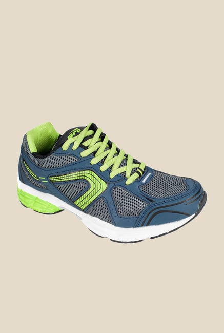 Khadim's Pro Grey & Green Running Shoes Khadim's Pro Grey & Green Running Shoes