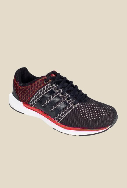 Khadim's Pro Black & Red Running Shoes Khadim's Pro Black & Red Running Shoes