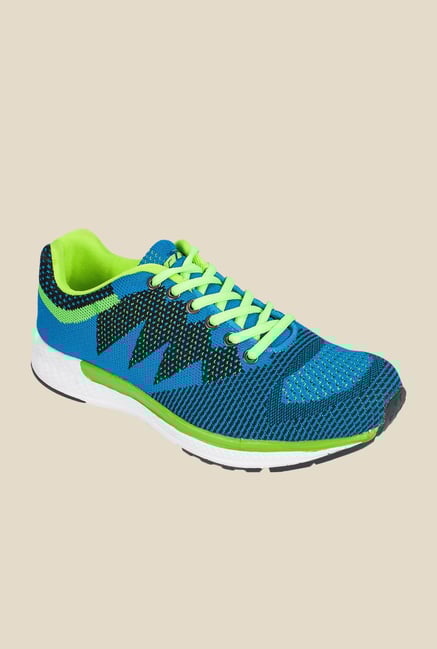 Khadim's Pro Blue & Green Running Shoes Khadim's Pro Blue & Green Running Shoes