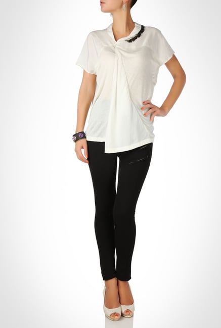 Rohit Gandhi & Rahul Khanna Designer White Top by Kimaya Rohit Gandhi & Rahul Khanna Designer White Top by Kimaya