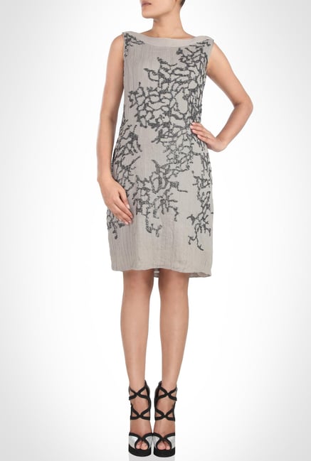 Rohit Gandhi And Rahul Khanna Designer Grey Dress by Kimaya Rohit Gandhi And Rahul Khanna Designer Grey Dress by Kimaya