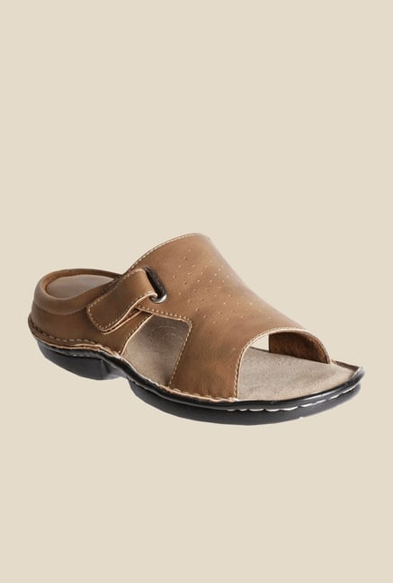 Khadim's Tan Casual Sandals Khadim's Tan Casual Sandals