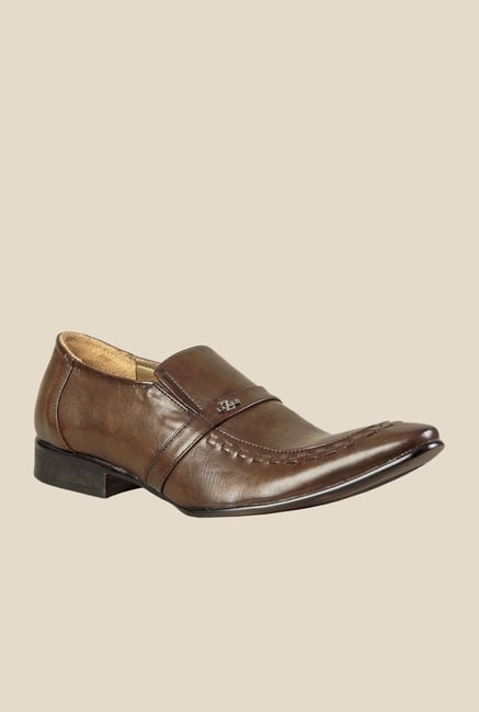 Khadim's Brown Casual Slip-Ons Khadim's Brown Casual Slip-Ons