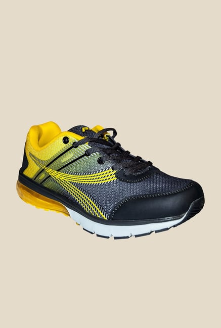 Khadim's Pro Yellow & Grey Running Shoes Khadim's Pro Yellow & Grey Running Shoes