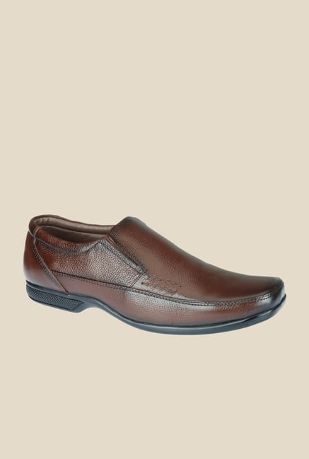 Khadim's Brown Formal Slip-Ons Khadim's Brown Formal Slip-Ons