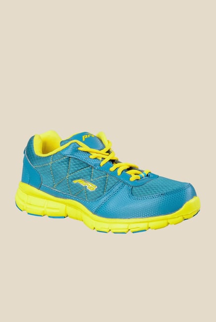 Khadim's Pro Blue & Yellow Running Shoes Khadim's Pro Blue & Yellow Running Shoes