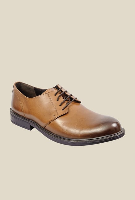 Khadim's Brown Derby Shoes Khadim's Brown Derby Shoes