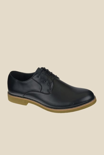 Khadim's Black Derby Shoes Khadim's Black Derby Shoes