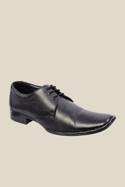 Khadim's Black Derby Shoes Khadim's Black Derby Shoes