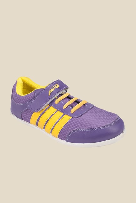 Khadim's Pro Purple & Yellow Sports Shoes Khadim's Pro Purple & Yellow Sports Shoes