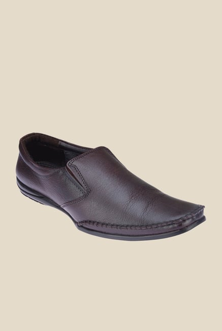 Khadim's Brown Formal Slip-Ons Khadim's Brown Formal Slip-Ons