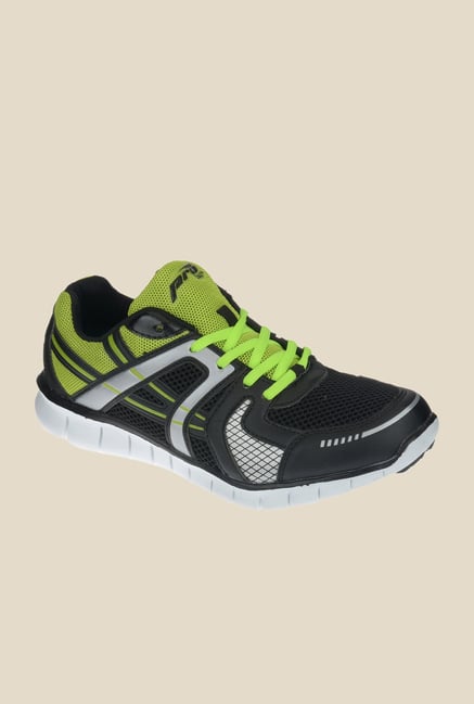 Khadim's Pro Green & Black Running Shoes Khadim's Pro Green & Black Running Shoes