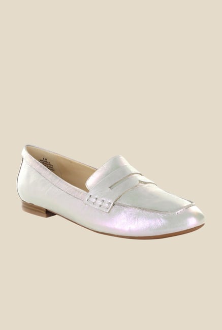 Nine West Silver Casual Loafers Nine West Silver Casual Loafers
