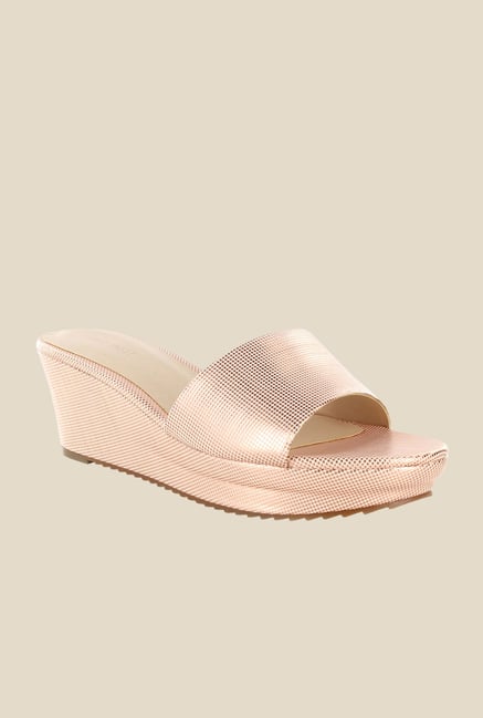Nine West Pink Wedge Heeled Sandals Nine West Pink Wedge Heeled Sandals