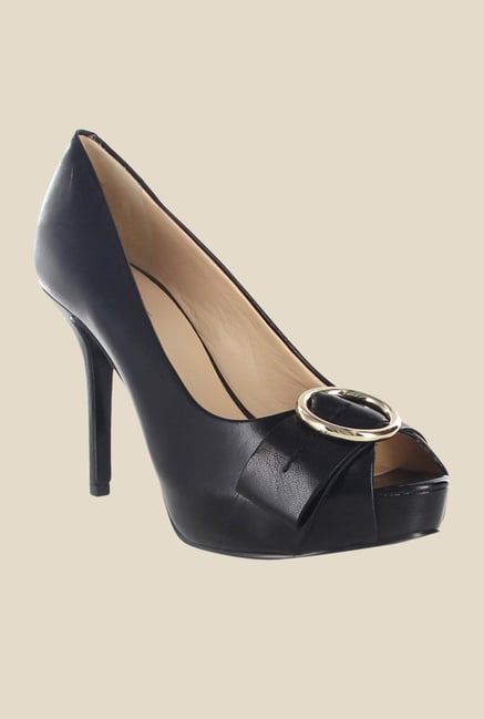 Nine West Black Peeptoe Shoes Nine West Black Peeptoe Shoes