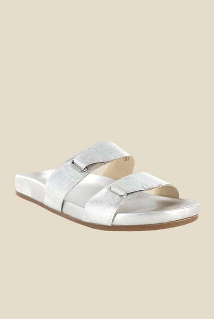 Nine West Silver Casual Sandals Nine West Silver Casual Sandals