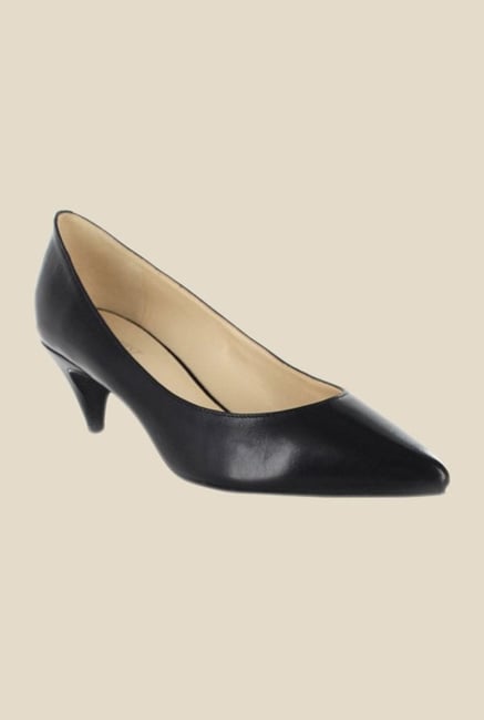 Nine West Black Cone Heeled Pumps Nine West Black Cone Heeled Pumps